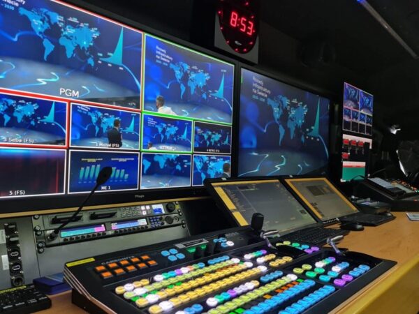 OB van interior
